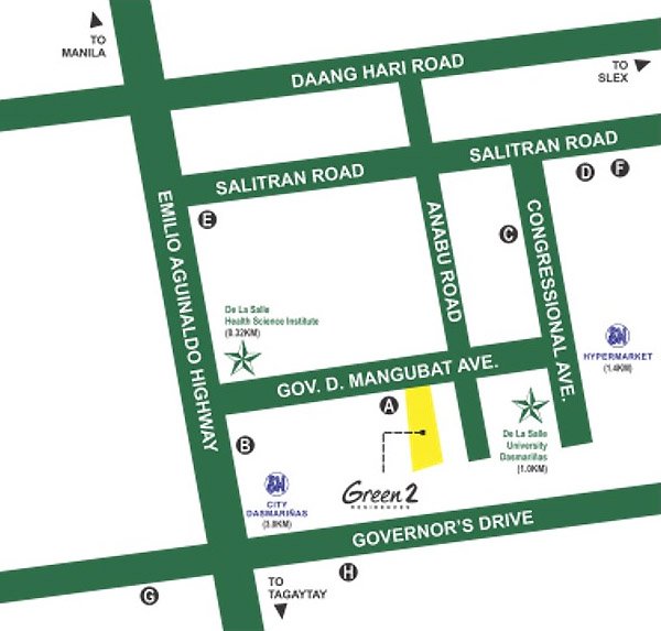 Green 2 Residences in Dasmarinas Cavite by SMDC