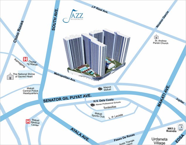 Jazz Residences at Bel-Air Makati City by SMDC